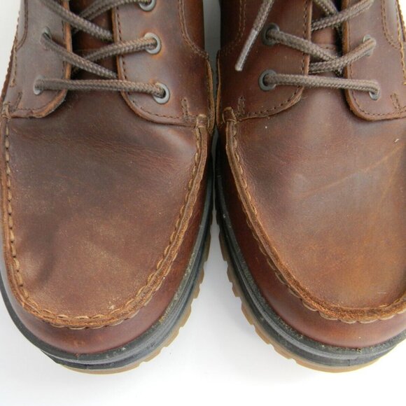 Mens Ecco Gore-Tex Brown Leather Shoes Size 13 main image 5